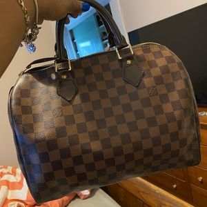 LOUIS VUITTON Damier Ebene Speedy 30